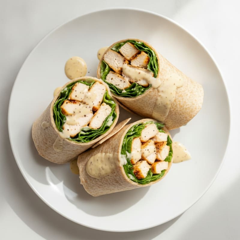 Chicken Caesar Salad Wrap