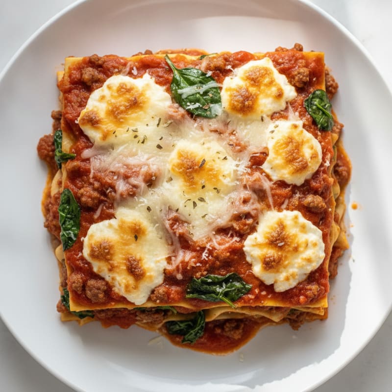 Classic Beef and Ricotta Lasagna Bake