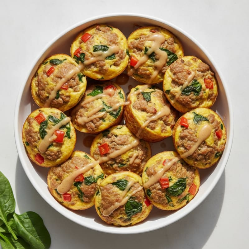 Baked Egg and Sausage Muffins