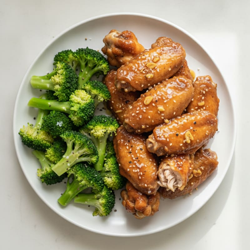 Honey-Garlic Glazed Chicken Wings