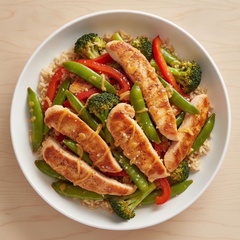 Orange Glazed Chicken Stir-Fry
