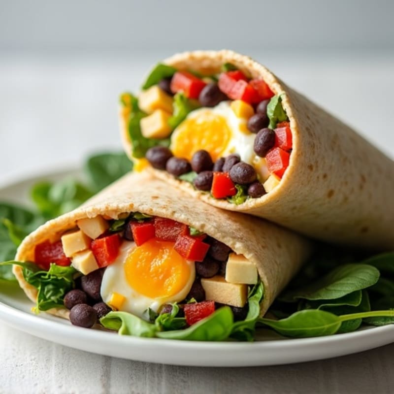 Protein-Packed Egg White Breakfast Burrito