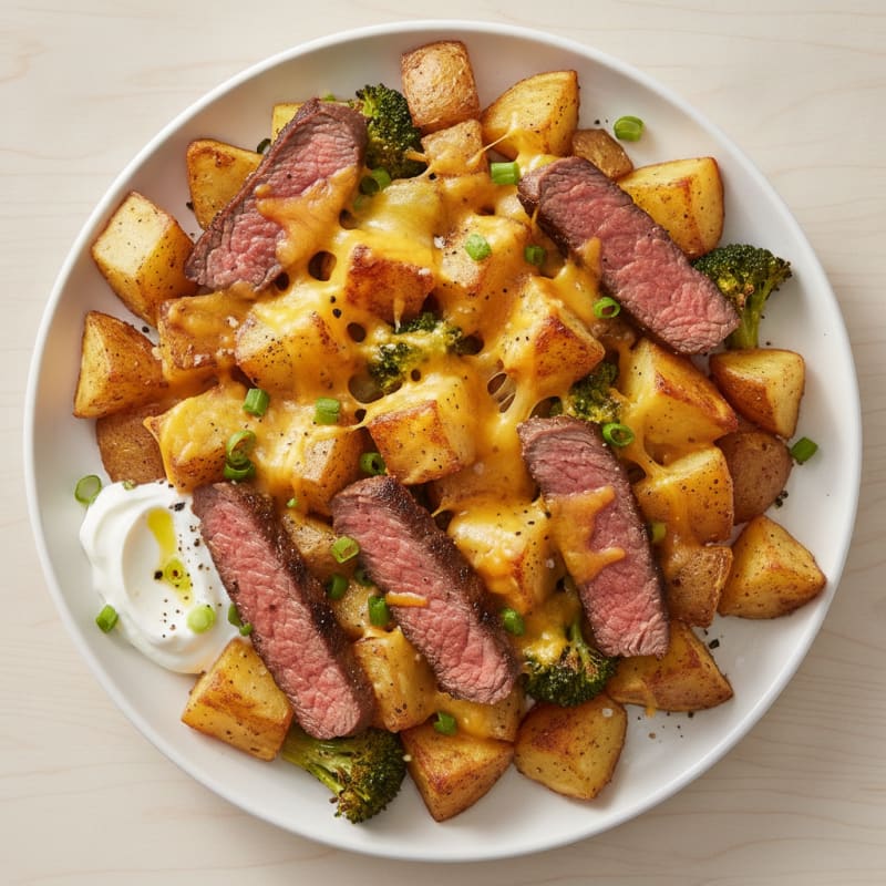 Hearty Steak and Potato Bake