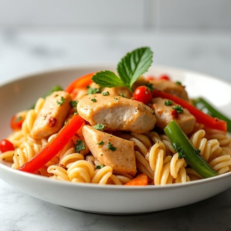 Creamy Cajun Chicken Pasta with Bell Peppers