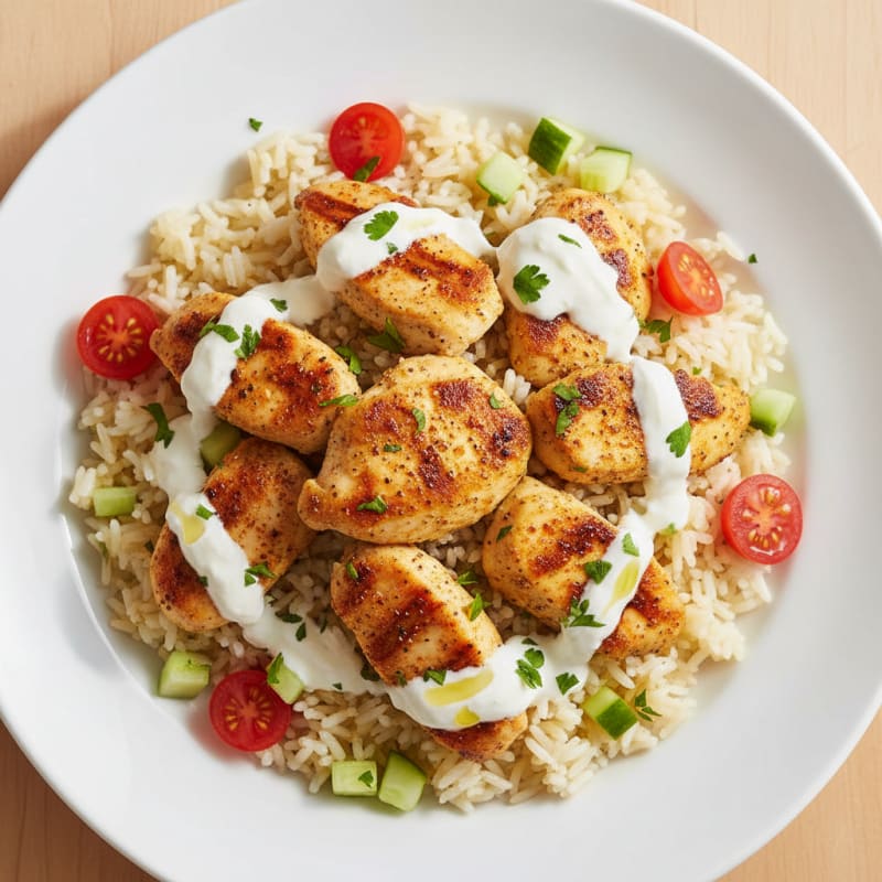 Chicken Shawarma Rice Bowl