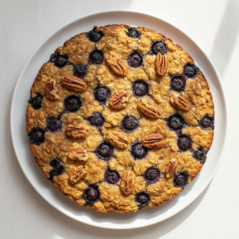 Blueberry Pecan Baked Oatmeal