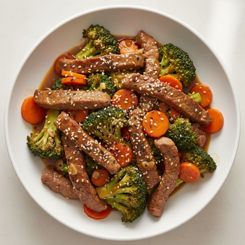 Sesame Beef and Broccoli Stir-Fry
