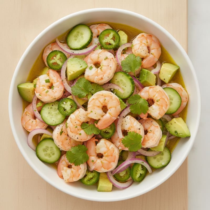 Citrus-Marinated Shrimp and Avocado Ceviche