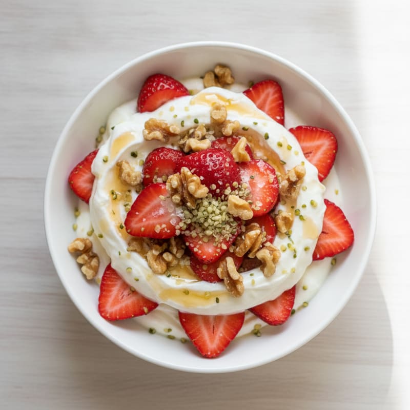 Strawberry Greek Yogurt Parfait