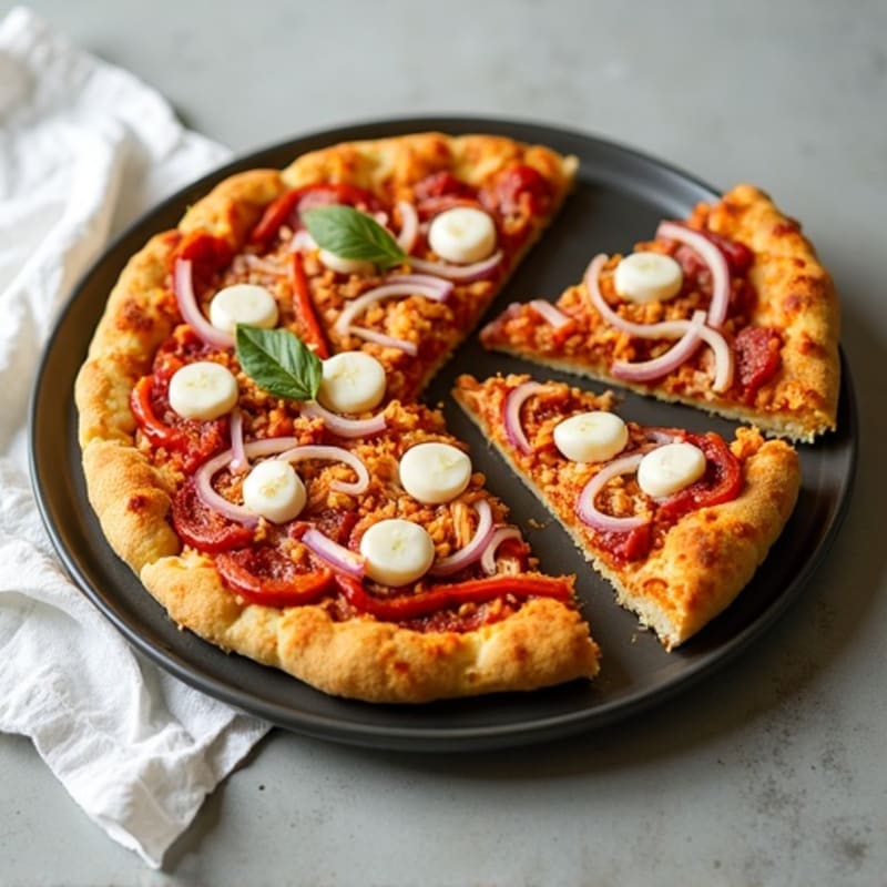 BBQ Pulled Chicken Cauliflower Crust Pizza