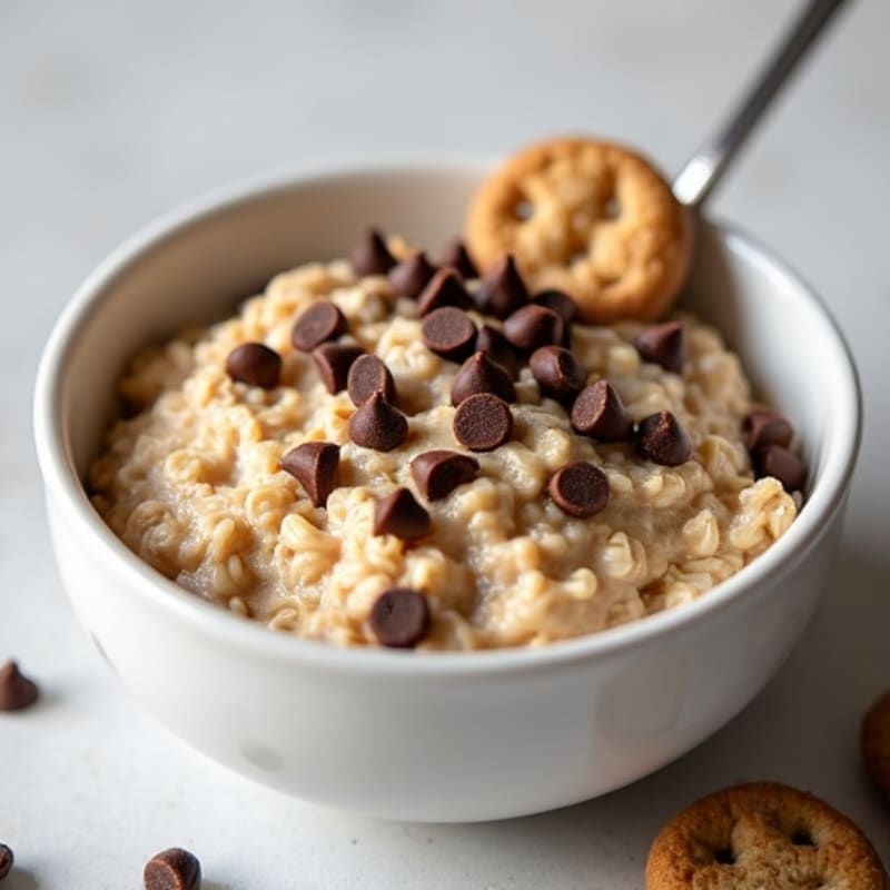 Overnight Chocolate Chip Cookie Dough Oats