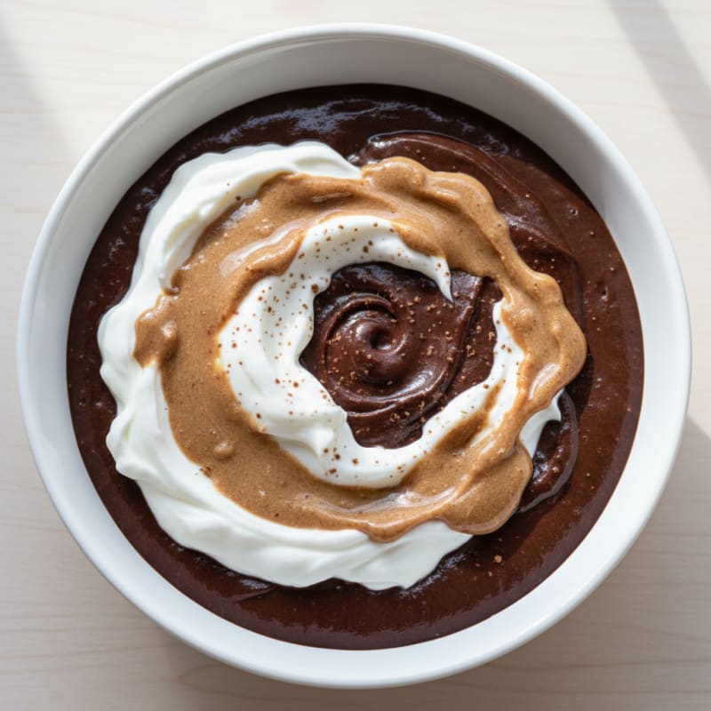 Silky Chocolate Protein Pudding with Greek Yogurt