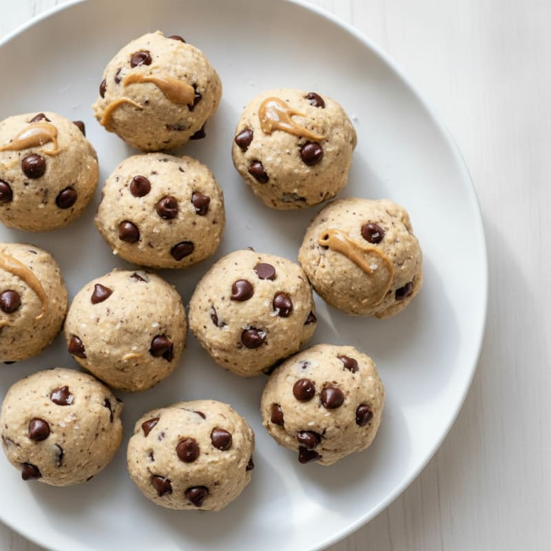 No-Bake Chocolate Chip Protein Bites