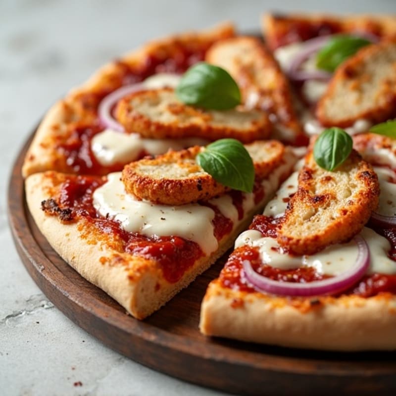 Healthy Chicken BBQ Ranch Pizza
