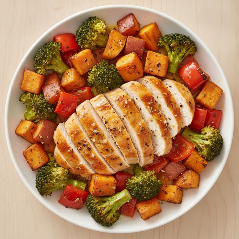 Sheet Pan Lemon Herb Chicken and Veggies