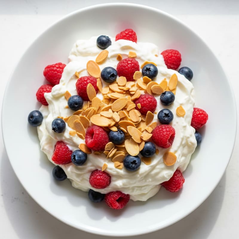 Creamy Greek Yogurt Protein Parfait with Berries