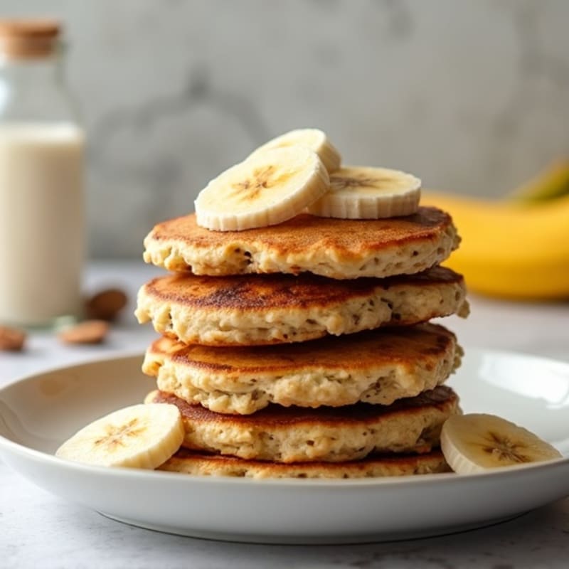 Protein-Packed Oat and Banana Flapjacks
