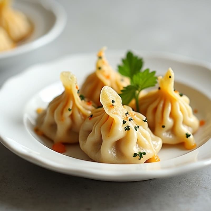 Lightened-Up Chicken and Cauliflower Dumplings