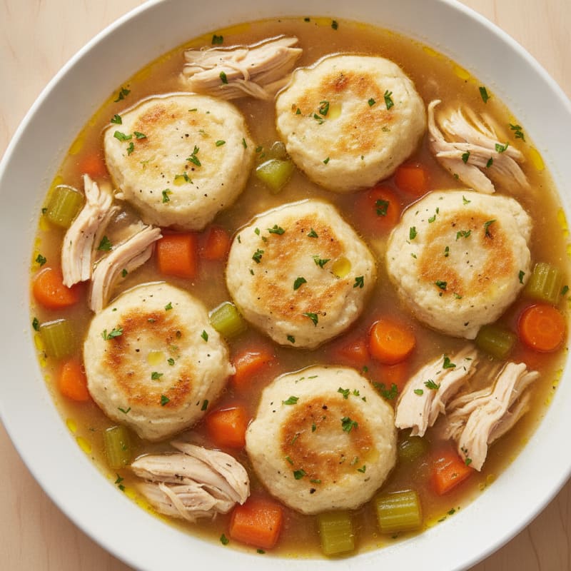 Homestyle Chicken and Herb Dumplings