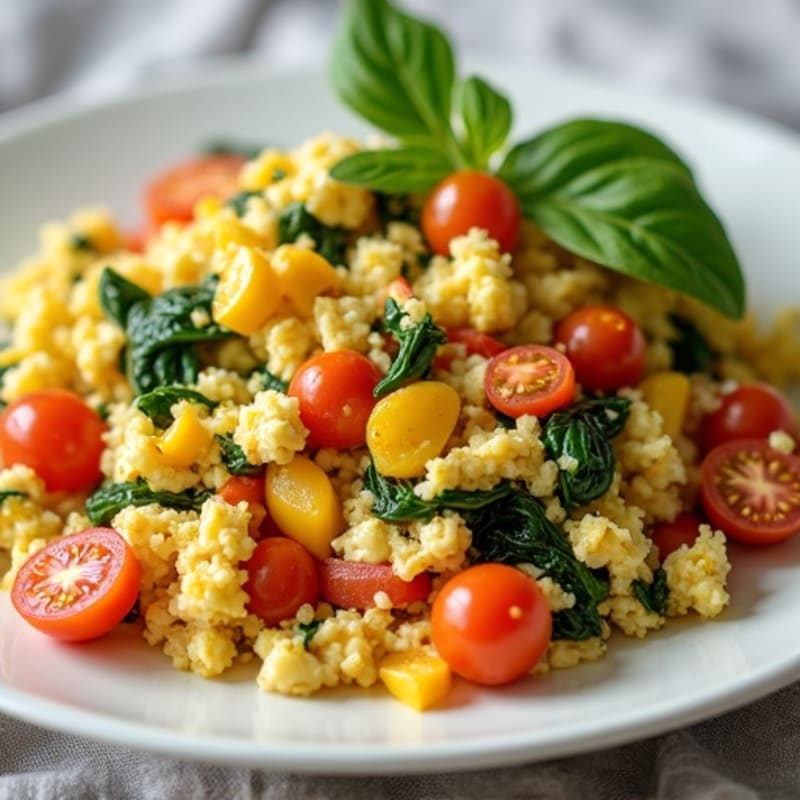 Hearty Veggie and Egg Scramble
