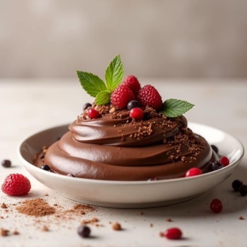 Silky Chocolate Protein Pudding