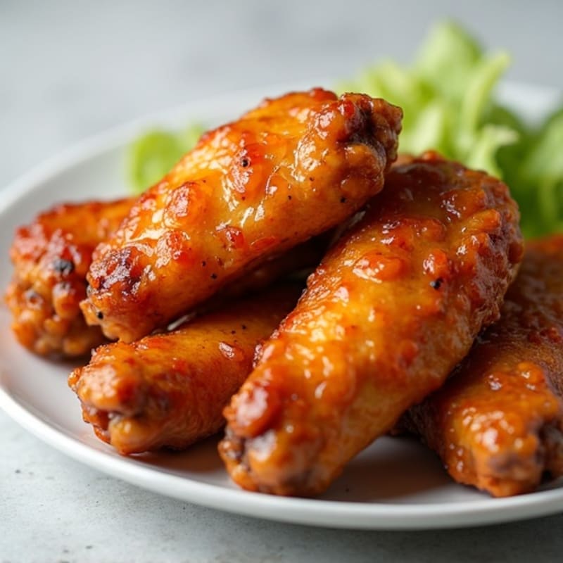 Crispy Baked Honey Garlic Chicken Wings