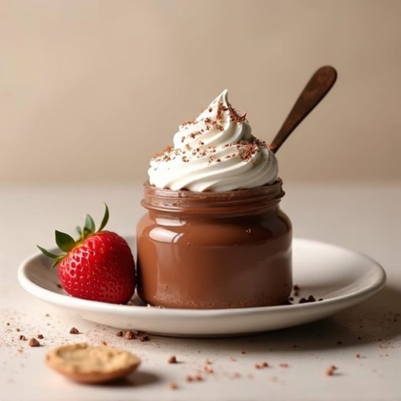 Silky Chocolate Protein Pudding with Greek Yogurt