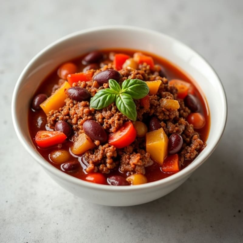 Hearty Lean Beef and Bean Chili