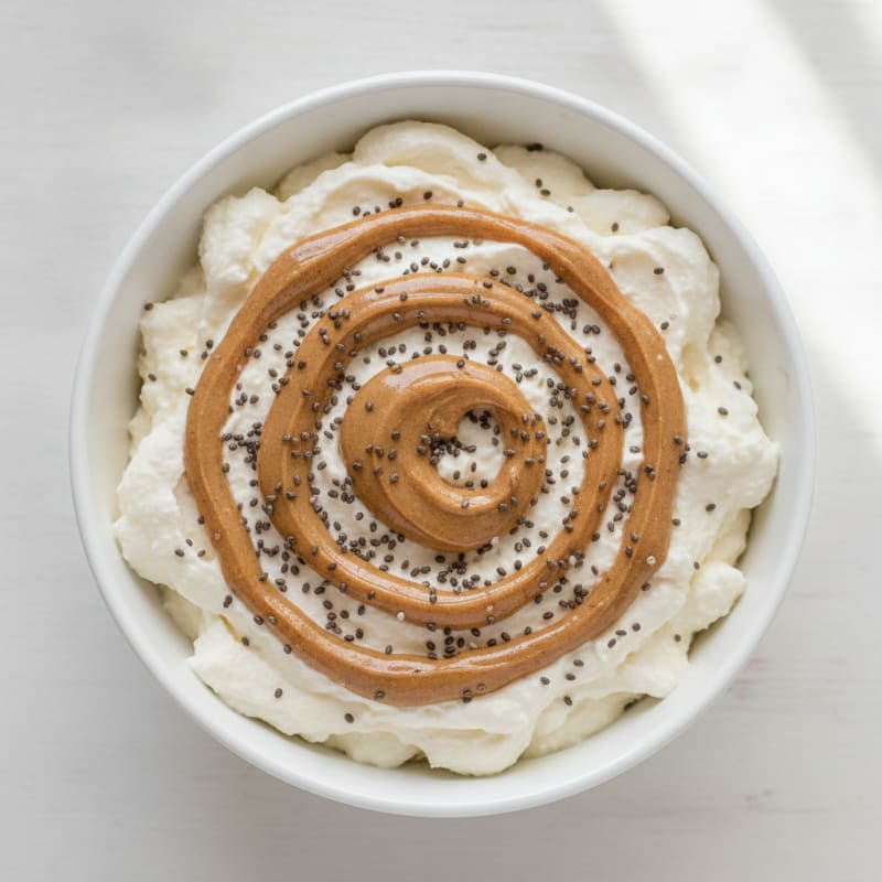 Creamy Protein Pudding with Chia and Almond Butter