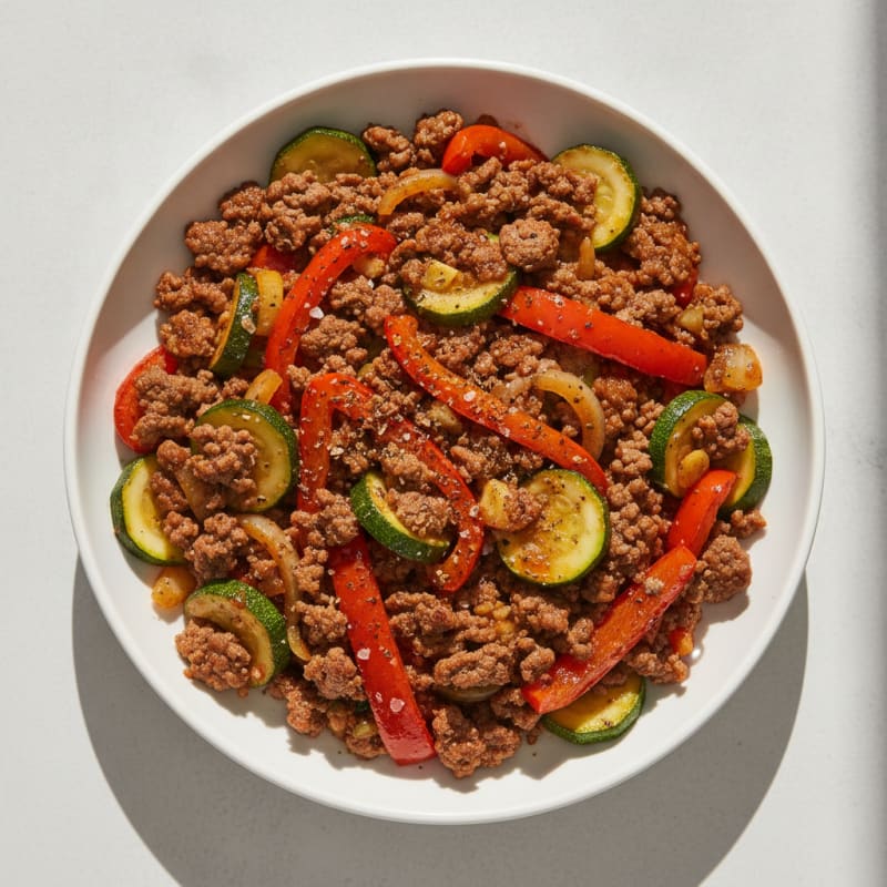 Ground Beef and Vegetable Skillet