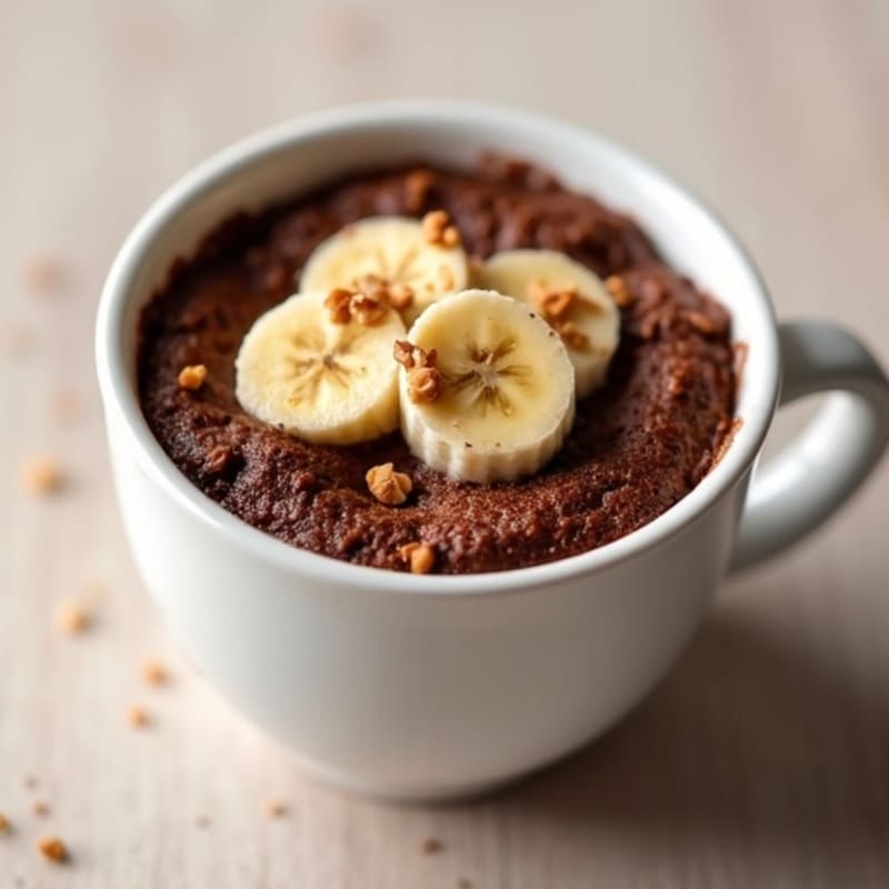 Healthy Chocolate Protein Mug Cake