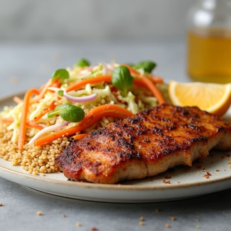 Slow-Cooked Crispy Pork with Citrus Slaw