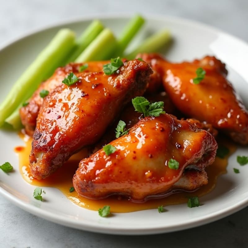 Crispy Honey Glazed Chicken Wings