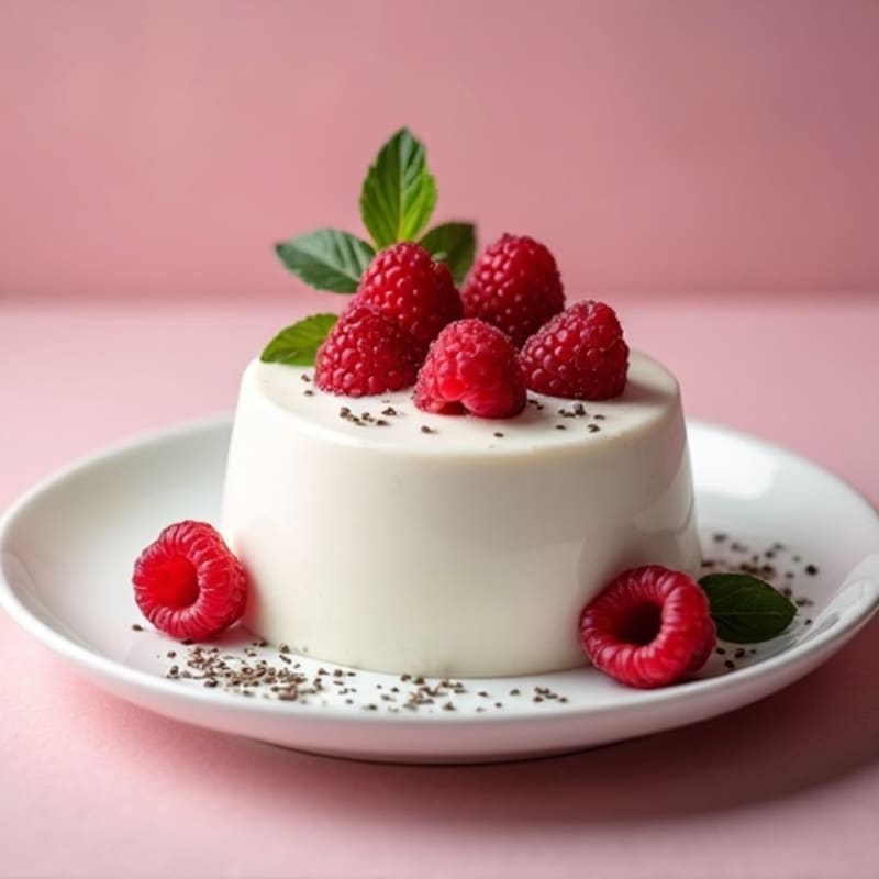Silky Greek Yogurt Protein Mousse with Chia Seeds