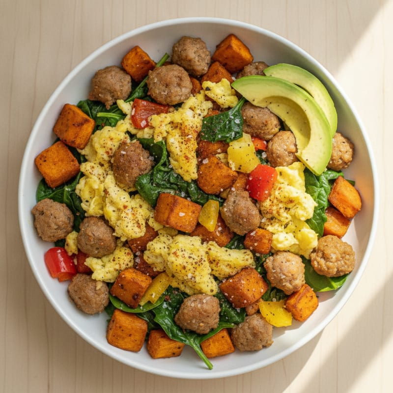 Sausage and Egg Power Bowl