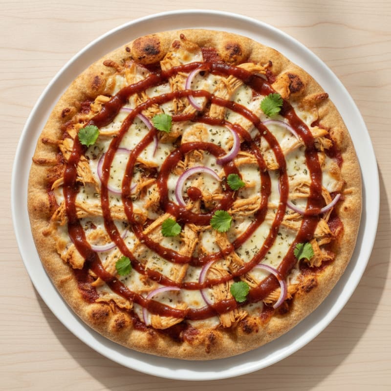 High-Protein BBQ Chicken Pizza