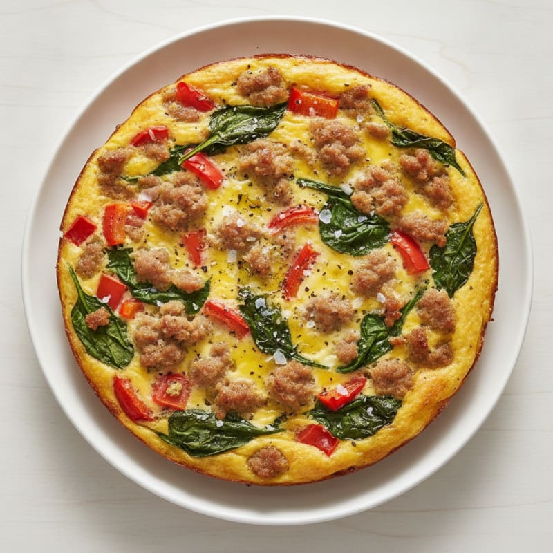 Savory Egg and Turkey Sausage Bake