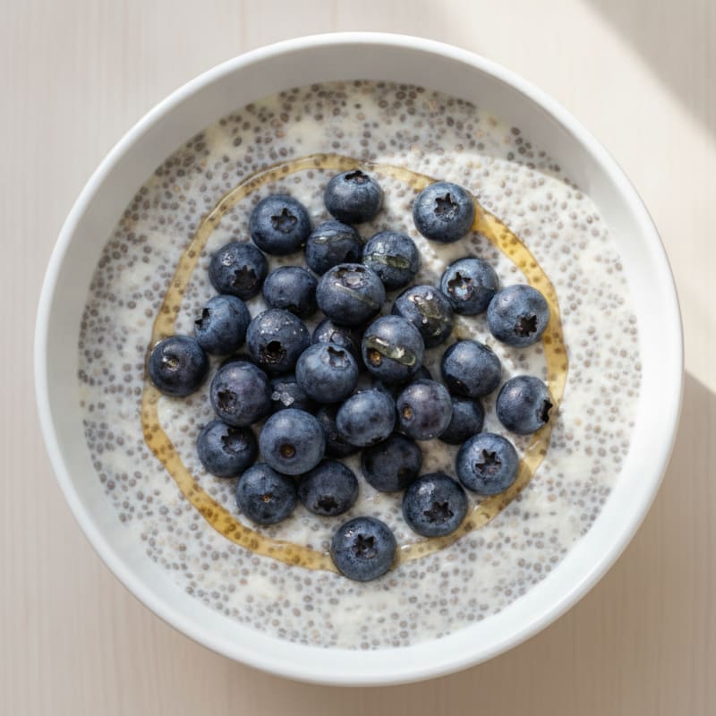 Blueberry Chia Seed Pudding