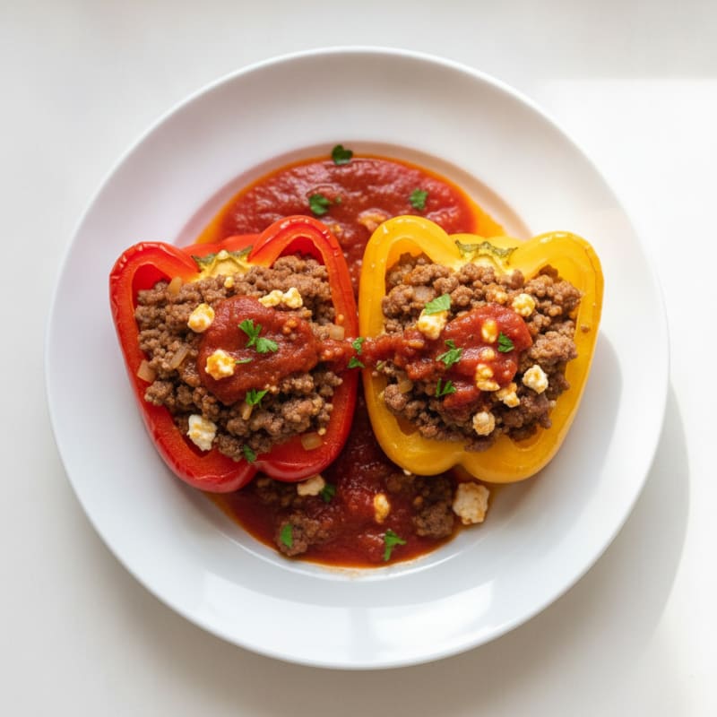 Ground Beef Stuffed Bell Peppers