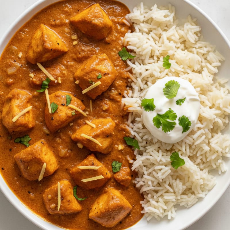 Chicken Tikka Masala with Basmati Rice