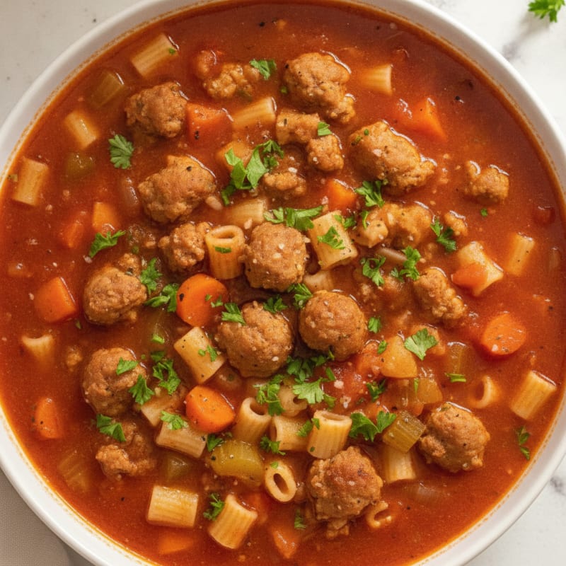 Italian Sausage Ditalini Tomato Soup