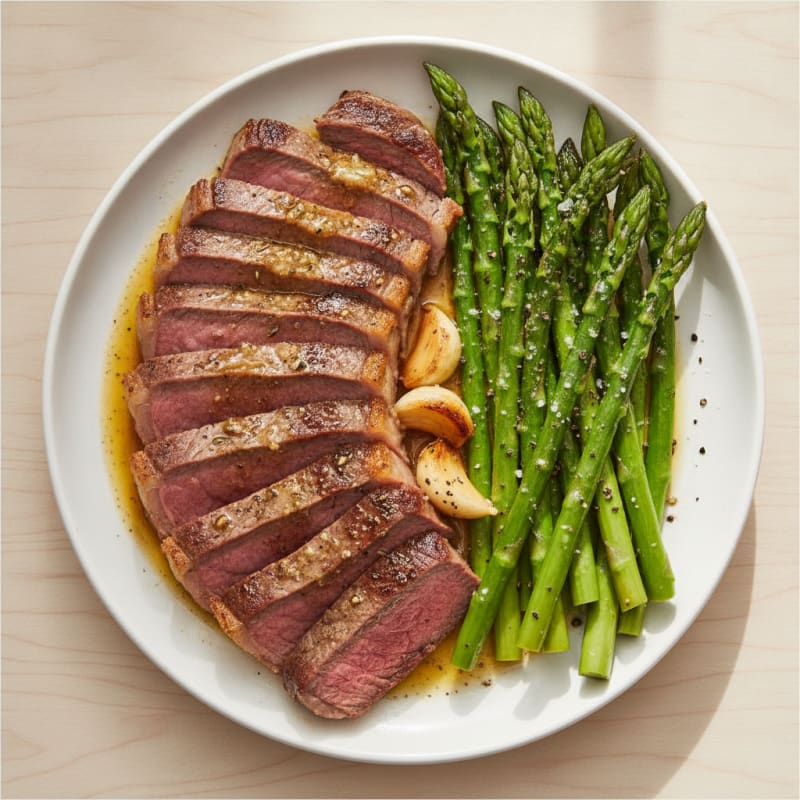 Pan-Seared Steak with Garlic Butter