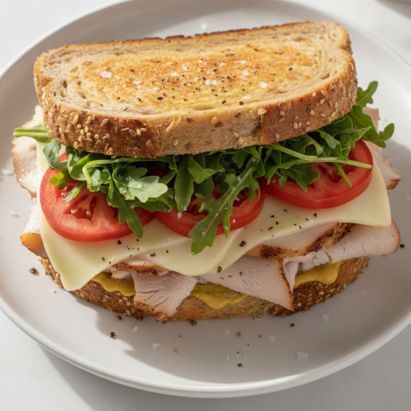 Classic Turkey and Provolone Sandwich