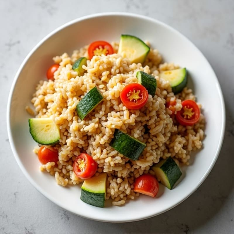 Healthy Chicken Fried Rice with Vegetables
