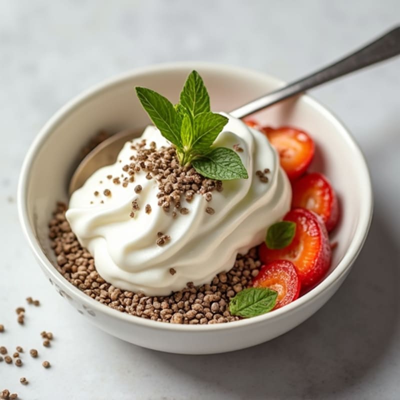 Greek Yogurt with Hemp Seeds and Chia