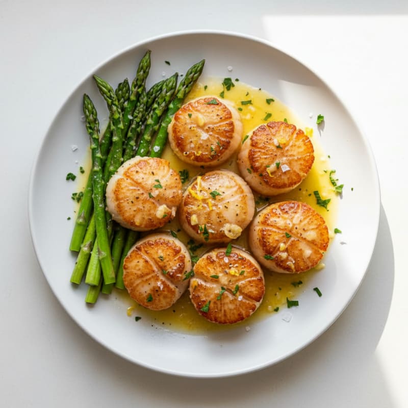 Pan-Seared Scallops with Zesty Lemon Butter