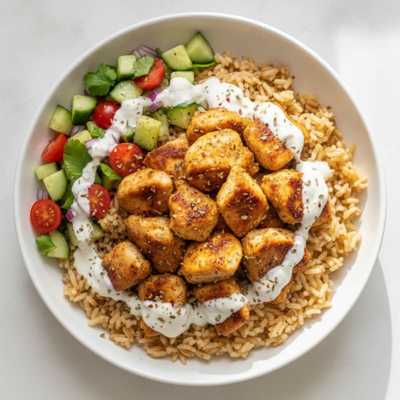 Chicken Shawarma Rice Bowl