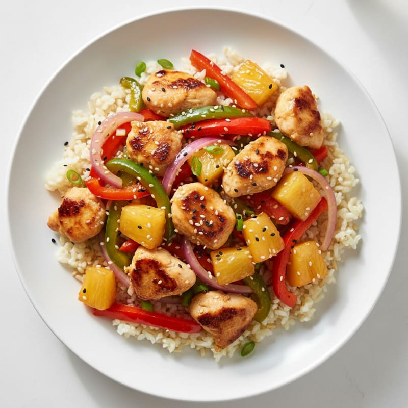 Sweet and Sour Chicken with Pineapple