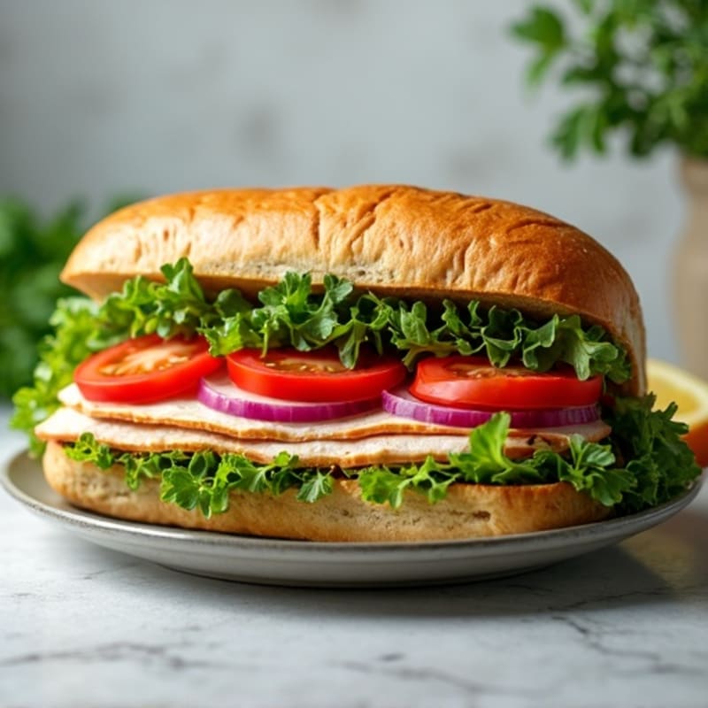 Lean Turkey Italian Sub with Fresh Herbs