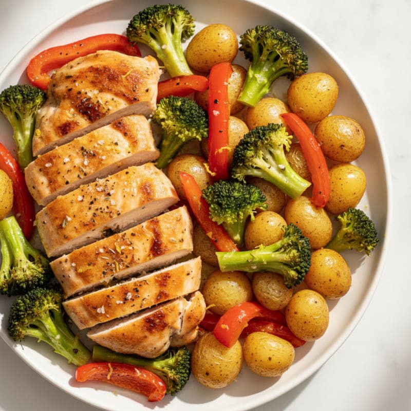 Sheet Pan Lemon Herb Chicken